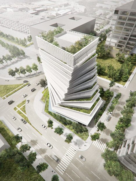 Kengo Kuma To “fuse Nature And Architecture” With Twisted Rolex Tower Underway In Dallas