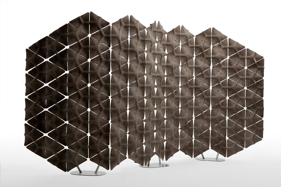 Layer Uses Large Hemp Tiles To Create Tessellating Scale Partition System