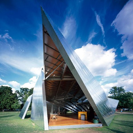 Daniel Libeskind’s 2001 Serpentine Gallery Pavilion Was Folded “like A Piece Of Origami”
