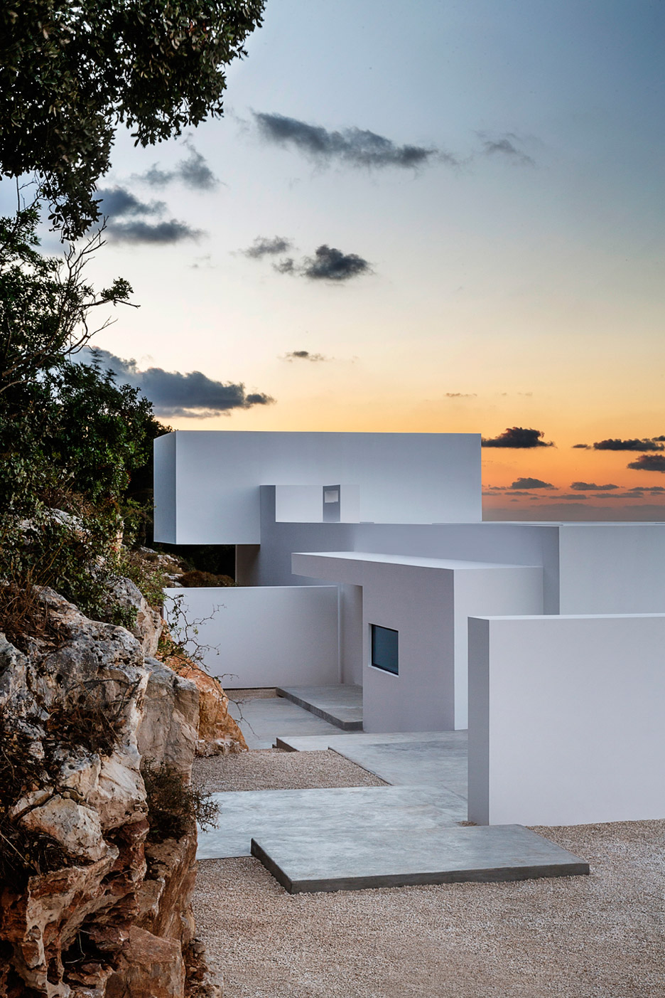 Silver House By Olivier Dwek Stands On The Forested Hillside Of The Greek Island Zante