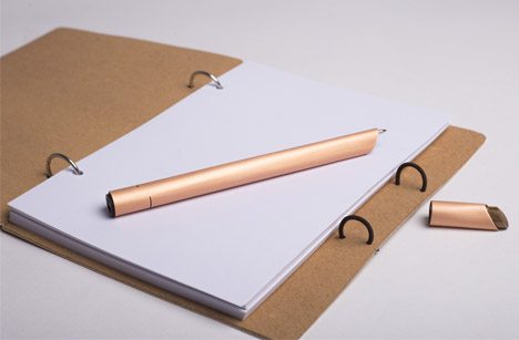 Orée Launches Copper Stylograph Ballpoint That Digitally Records Handwitten Notes