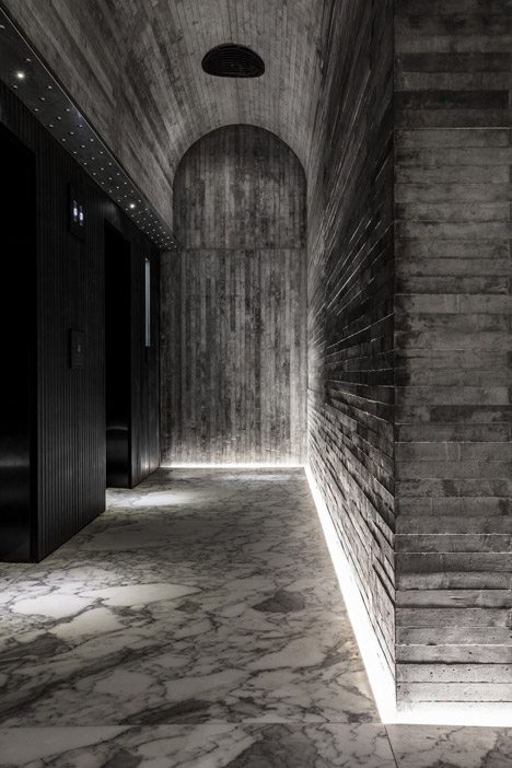 Design Systems Uses Low Lighting And Marble To Create “cold And Lonely” Mood Inside Tuve Hotel