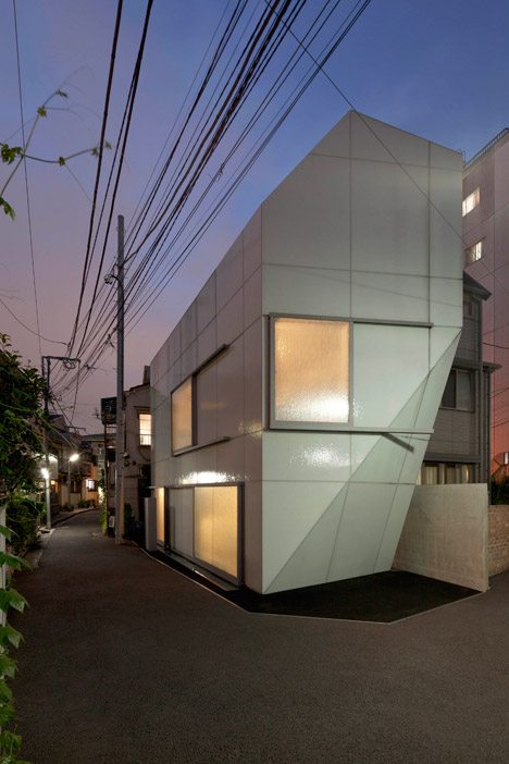 Glass-coated Tokyo House By Wiel Arets Looks Like It's Been Shrink Wrapped