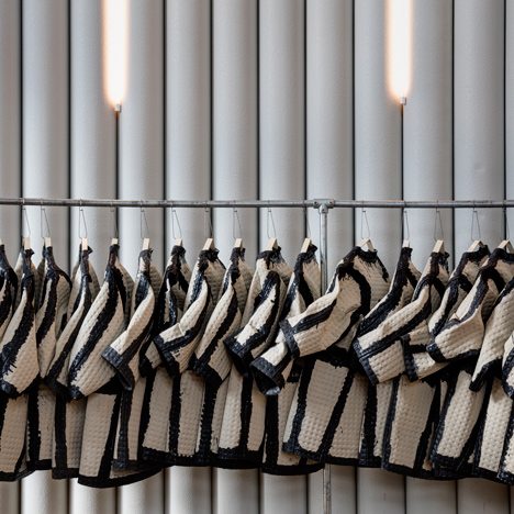 V&A Visitors Can Borrow Foam Coats From The Cloakroom By Faye And Erica Toogood
