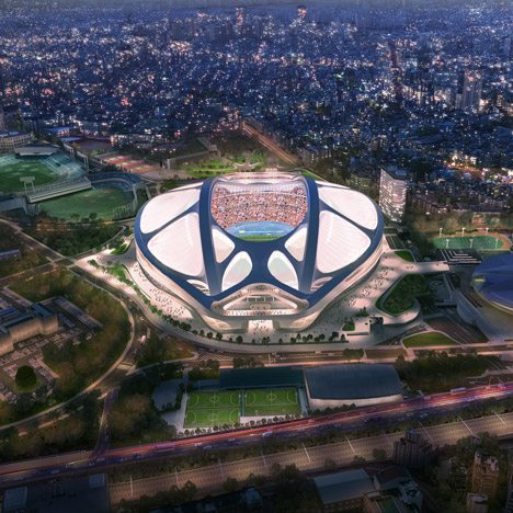 Zaha Hadid Forced To Throw In The Towel Over Tokyo Olympic Stadium