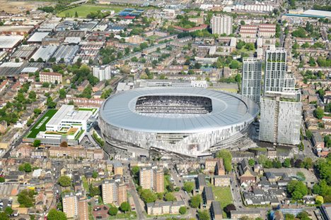 New Tottenham Hotspur Football Stadium By Populous To Feature “world’s First Sliding Pitch”