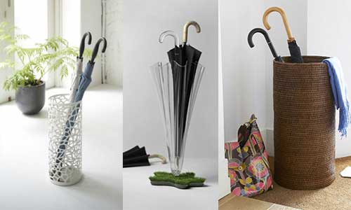 Umbrella Stand In Exuberant Shapes For An Elegant Hallway Furniture