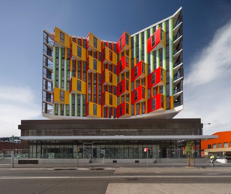 Sydney Apartment Block By MHN Design Union Appears To Change Colour