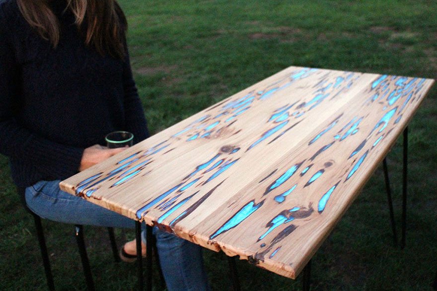 Make Your Own Glowing Furniture: DIY Glow-in-the-Dark Table By Mat Brown