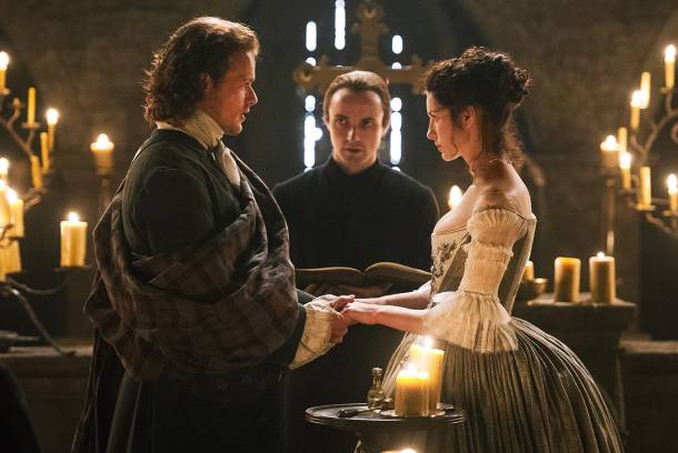 Silver Screen Surroundings: Outlander S1E7: The Wedding
