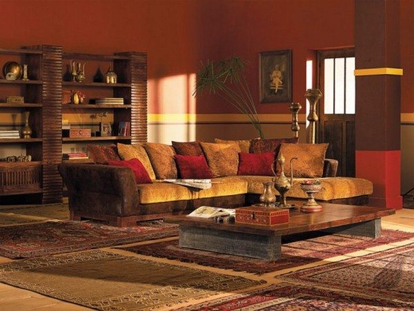 Indian Interior Decoration Ideas For A Dramatic And Warm Atmosphere