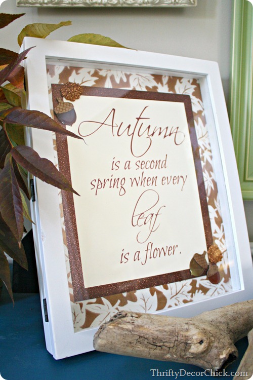 fall printable second spring