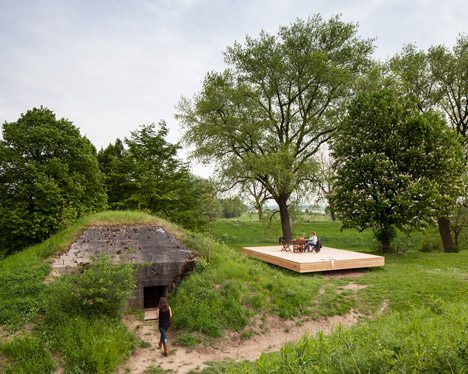 Concrete Bunker In The Netherlands Transformed Into A Tiny Vacation Home