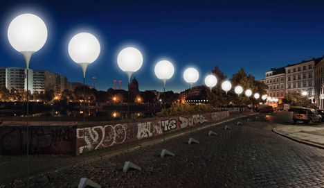 Berlin Lichtgrenze marks 25 years since the fall of the Berlin wall