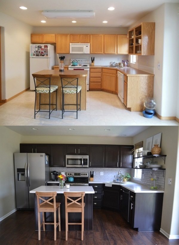 Replace Kitchen Cabinets – 37 Before And After Examples