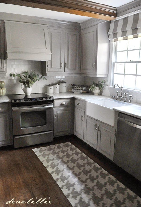 Darker Gray Cabinets And Our Marble Review