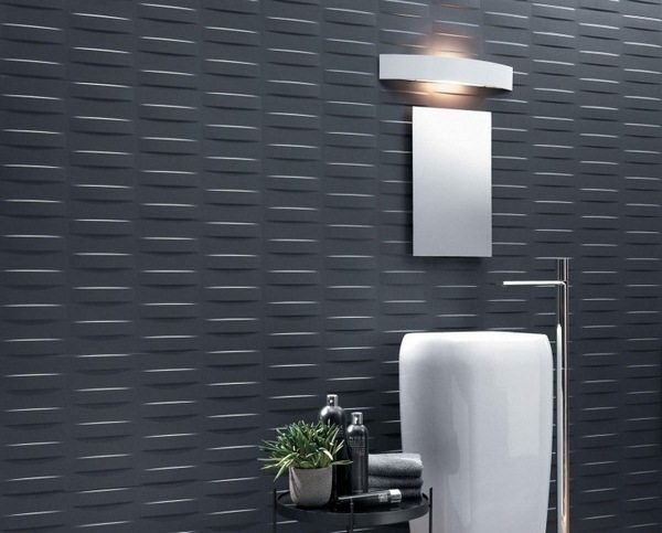 Creative wall design with 3D ceramic tiles by Atlas Concorde