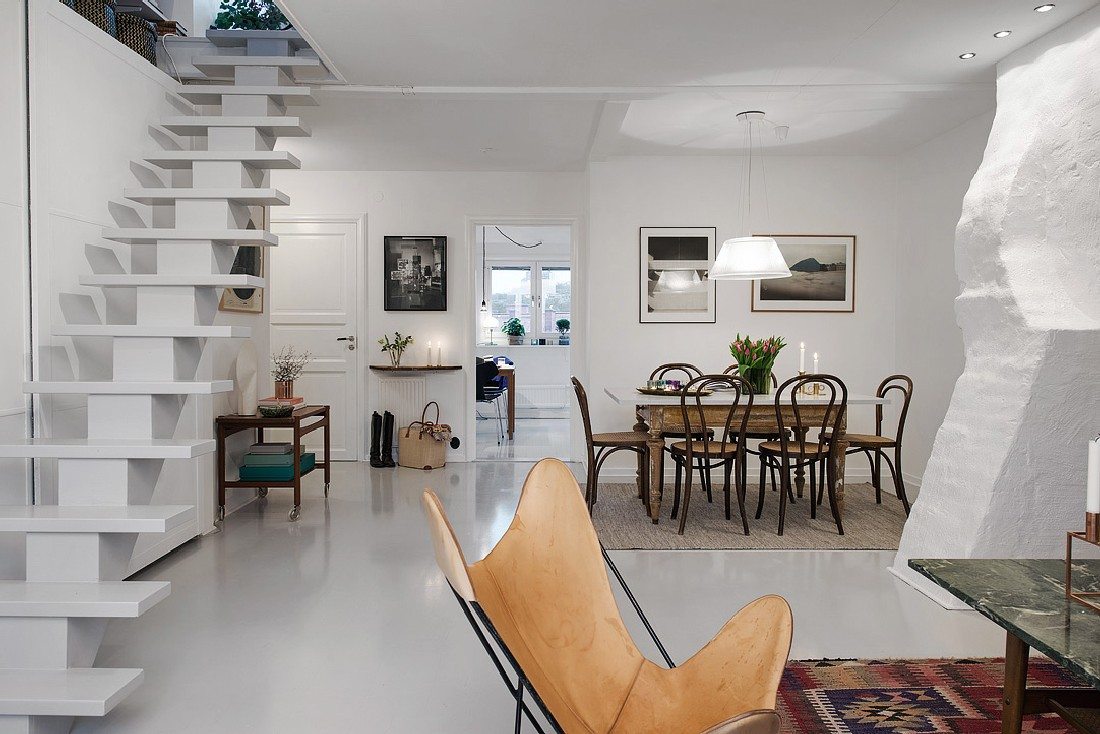Duplex in Sweden Proves That Small Can Feel Spacious