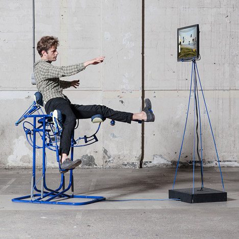 Govert Flint's Dynamic Chair Turns The Body Into A Computer Mouse