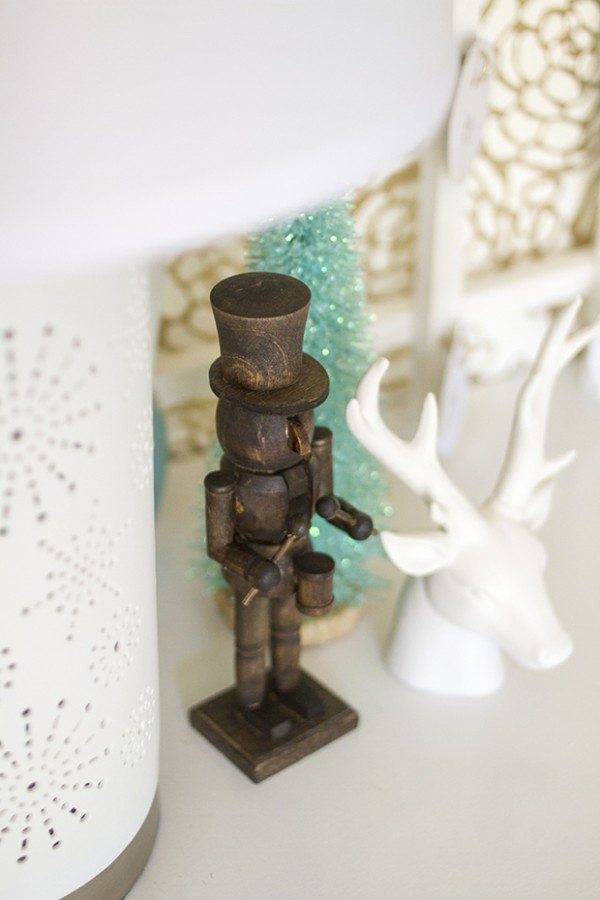 DIY Mod Stained + Painted Nutcrackers