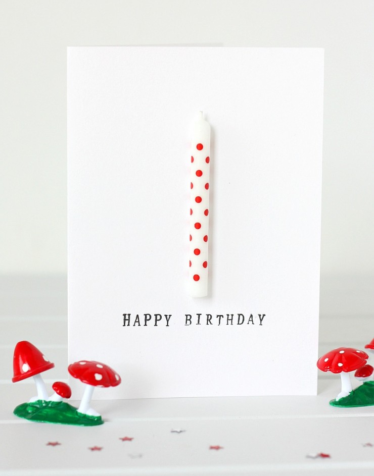 Make Quick Cards with Candles