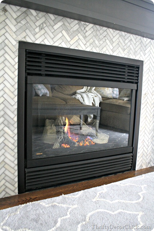 cleaning gas fireplace glass