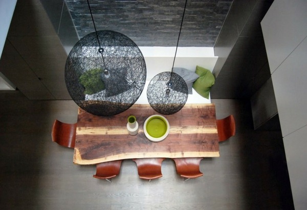modern dining table design ideas grain oak