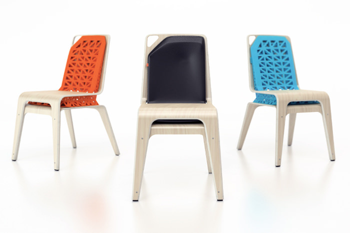 Projet étudiant : Chaise design Flexy par Léo Marzolf ISD Valenciennes