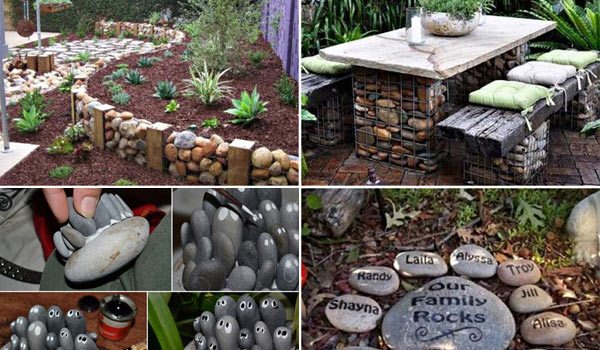26 Fabulous Garden Decorating Ideas With Rocks And Stones