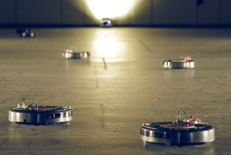 Roomba Ballet at Biennale Interiur by Pietro Leoni