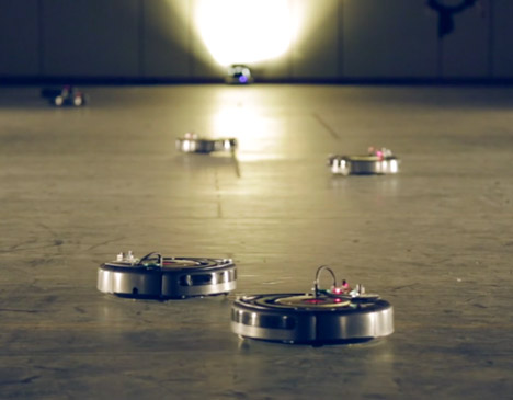 Roomba Ballet at Biennale Interiur by Pietro Leoni