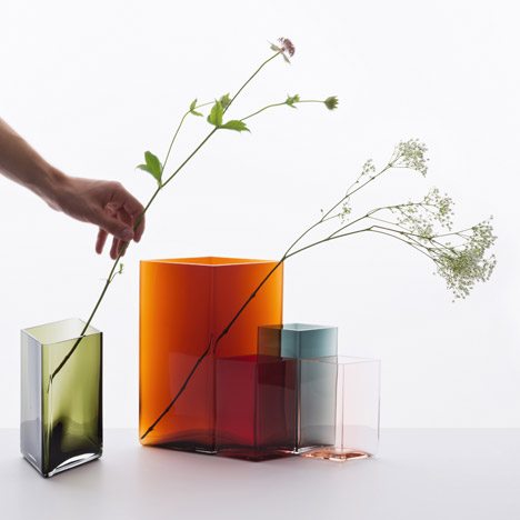 Giant Versions of Ruutu Vases by Bouroullec Brothers