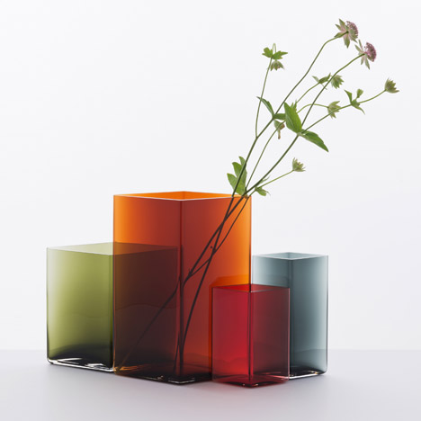 Ruutu vases by Bouroullec brothers for Iittala