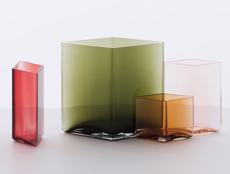 Ruutu vases by Bouroullec brothers for Iittala