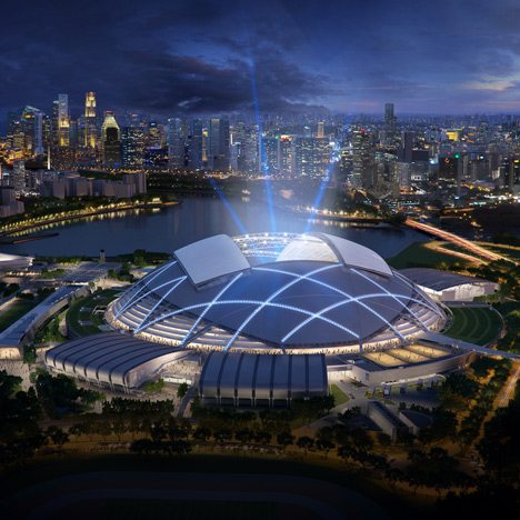 Singapore National Stadium Boasts World's Largest Free-spanning Dome