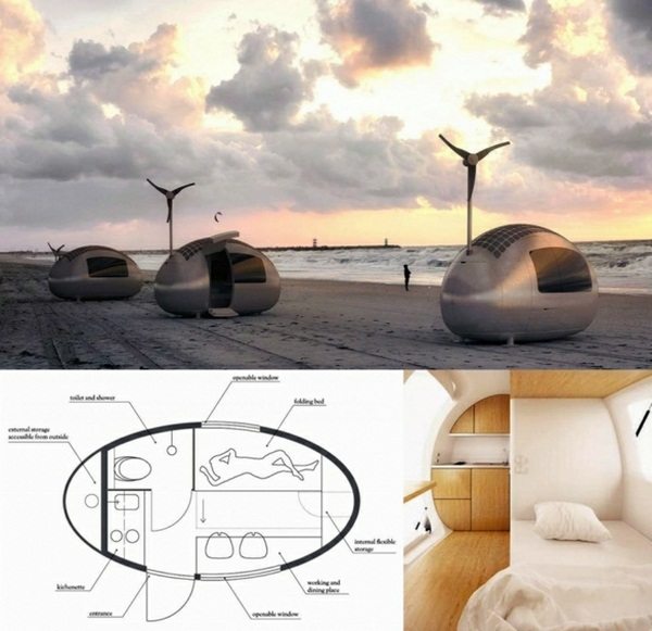 Sustainable Building Brings Fascinating Capsule Houses To The World