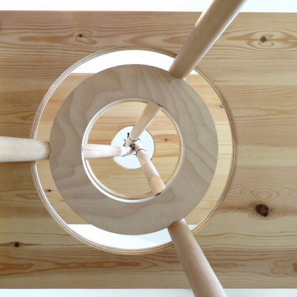 tipi compact design solid wood oak birch Joynout Studio Furniture Design