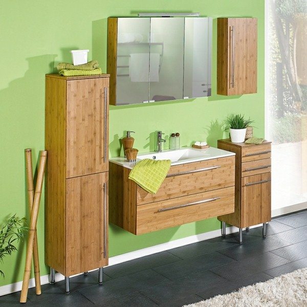 Vanity Cabinet Made Of Bamboo!