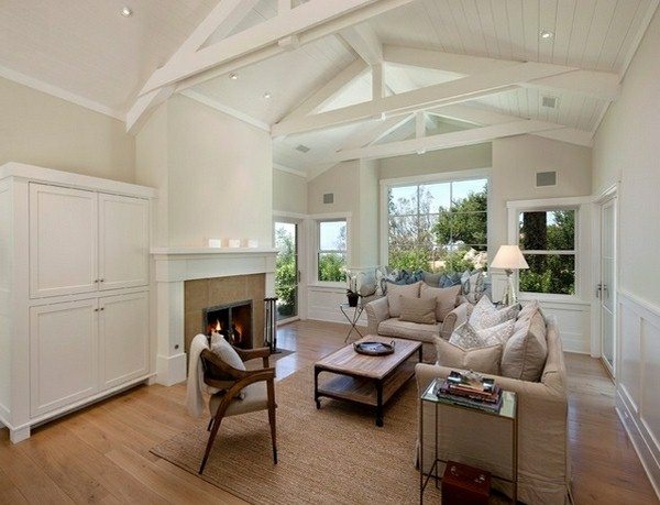 Room Ceiling Ideas For The Living Room – 40 Great Photos!