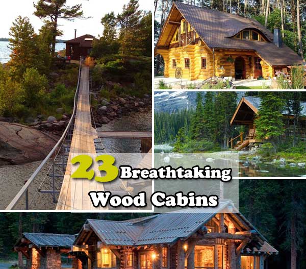 23 Breathtaking Forest-Fringed Wood Cabins